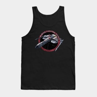 R - WING FIGHTER CORPS RED Tank Top